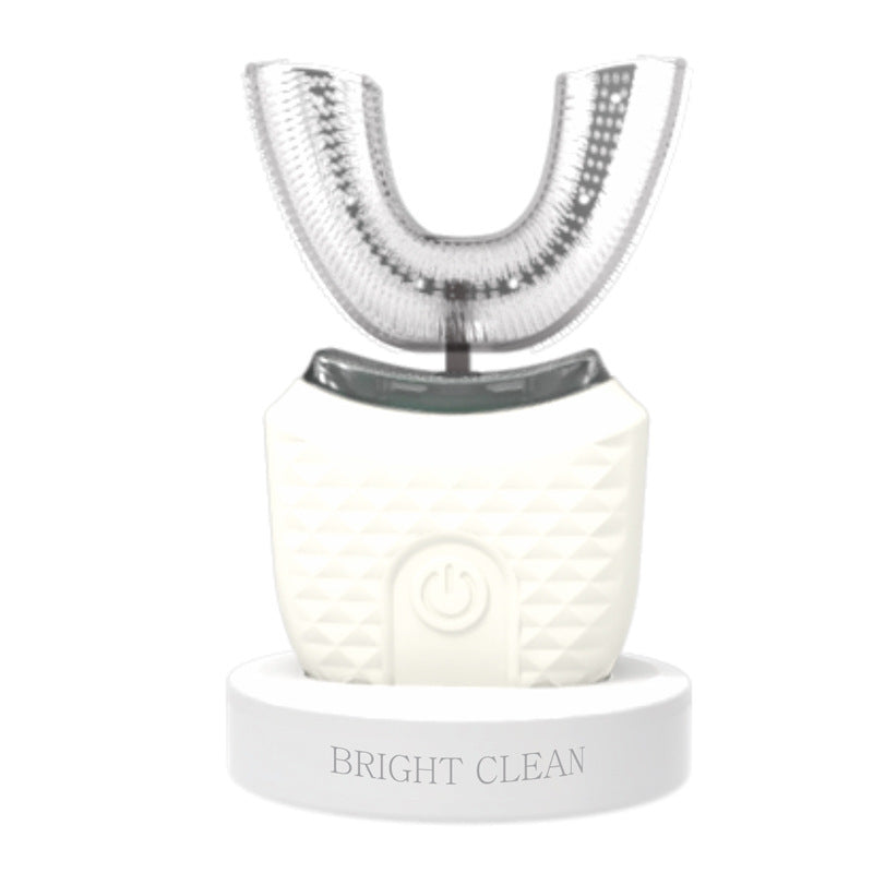 USB Charging U Type Tooth Beauty Instrument With Silicone In Mouth