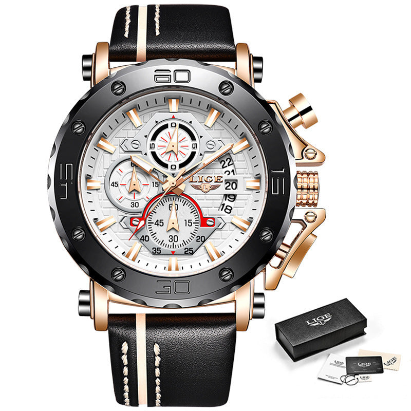 Multifunctional Waterproof High-end And Fashionable Classic Domineering Quartz Men's Watch