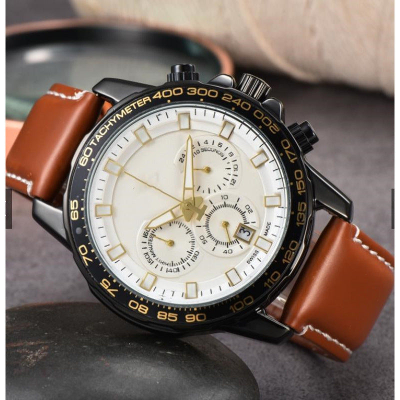 Men's Day Six-pin Full-function Quartz Watch