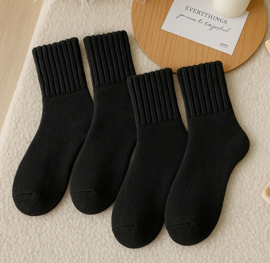 Tube Winter Thickened Maillard Terry Velvt Plush Snow Socks