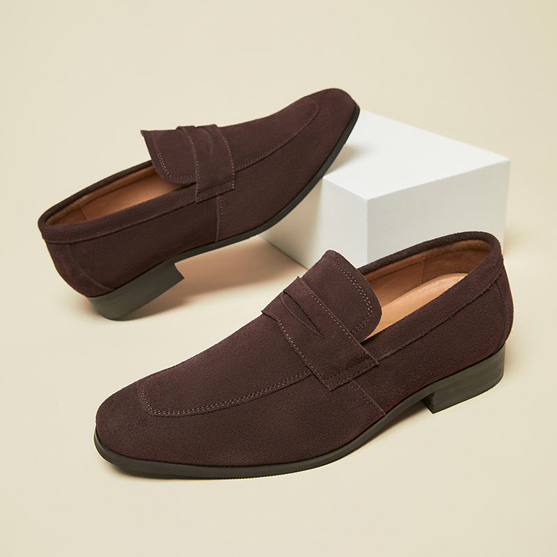 Summer Slip-on New Japanese Style Simple Suede Shoes