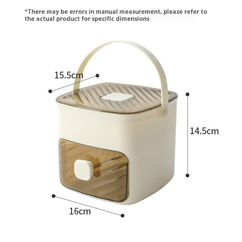 Two-in-one Large Capacity Press Three Layers Ice Tray Mold Box