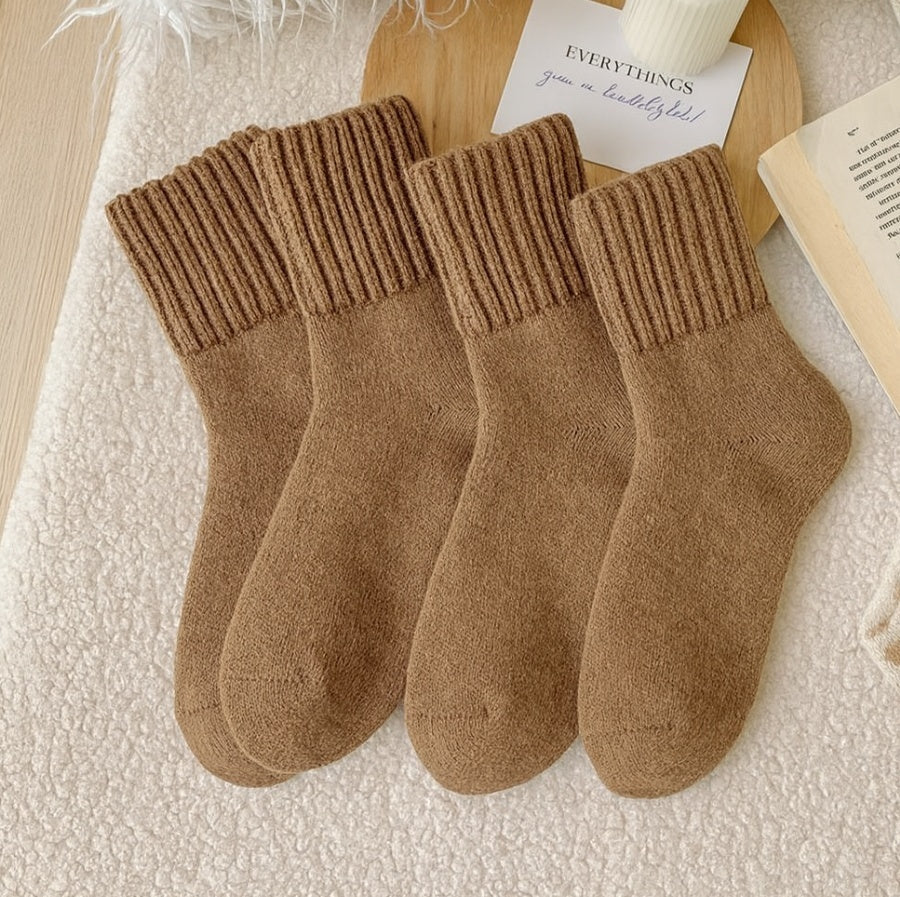 Tube Winter Thickened Maillard Terry Velvt Plush Snow Socks