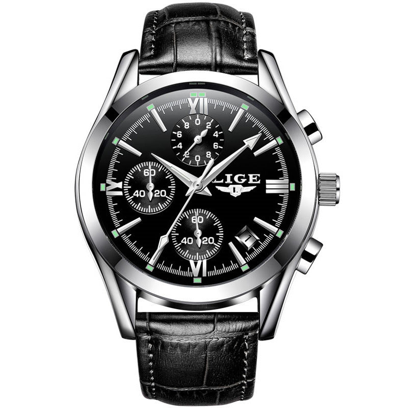 Temperament Business Multifunction Quartz Watch