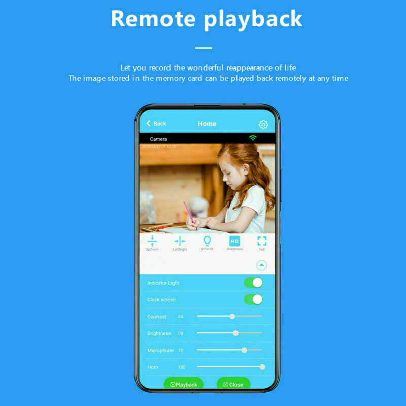 FREE 64G HD Hidden Spy Nanny Camera Wireless Wifi Home Security Night Vision HD 1080P