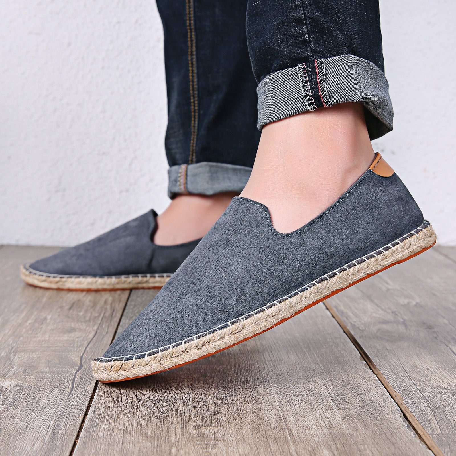 Sweat-absorbent Breathable Lazy Cloth Shoes Loafers Men