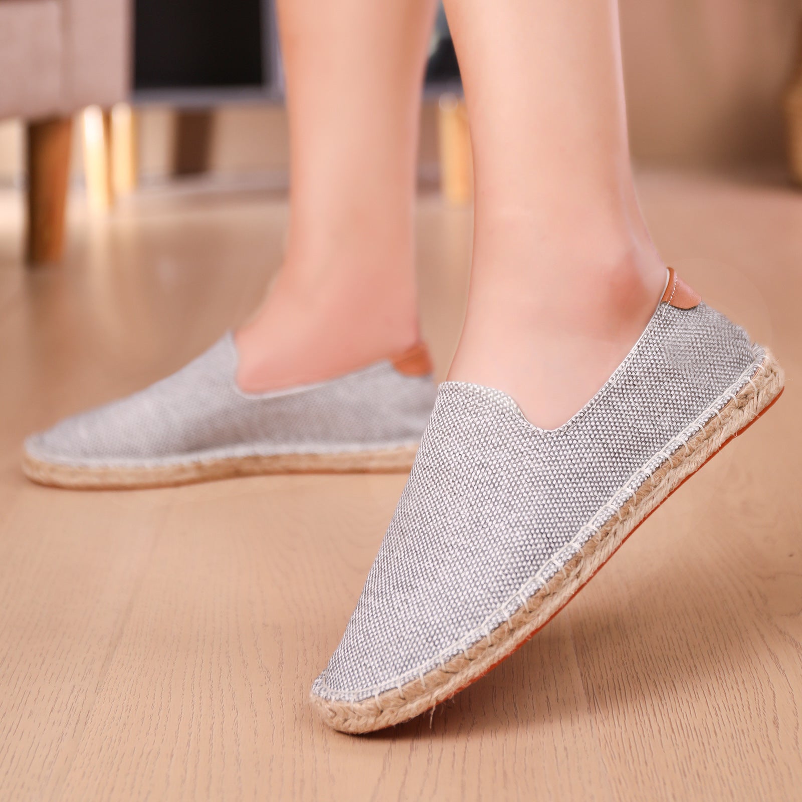 Sweat-absorbent Breathable Lazy Cloth Shoes Loafers Men