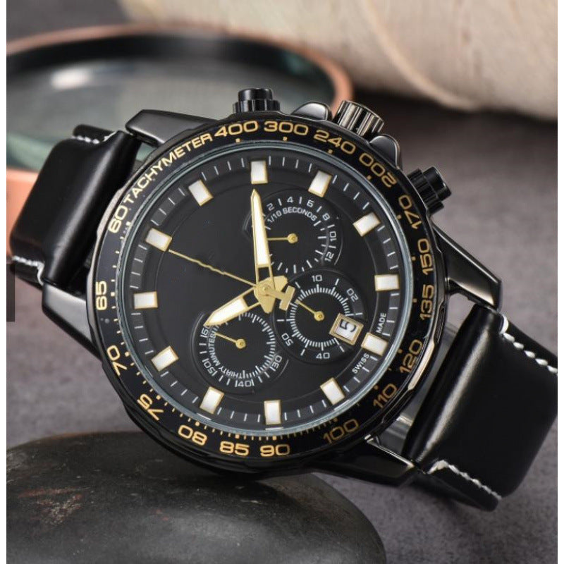 Men's Day Six-pin Full-function Quartz Watch