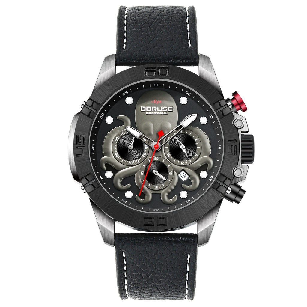 Octopus Waterproof Watch Men's Luminous Quartz Watch