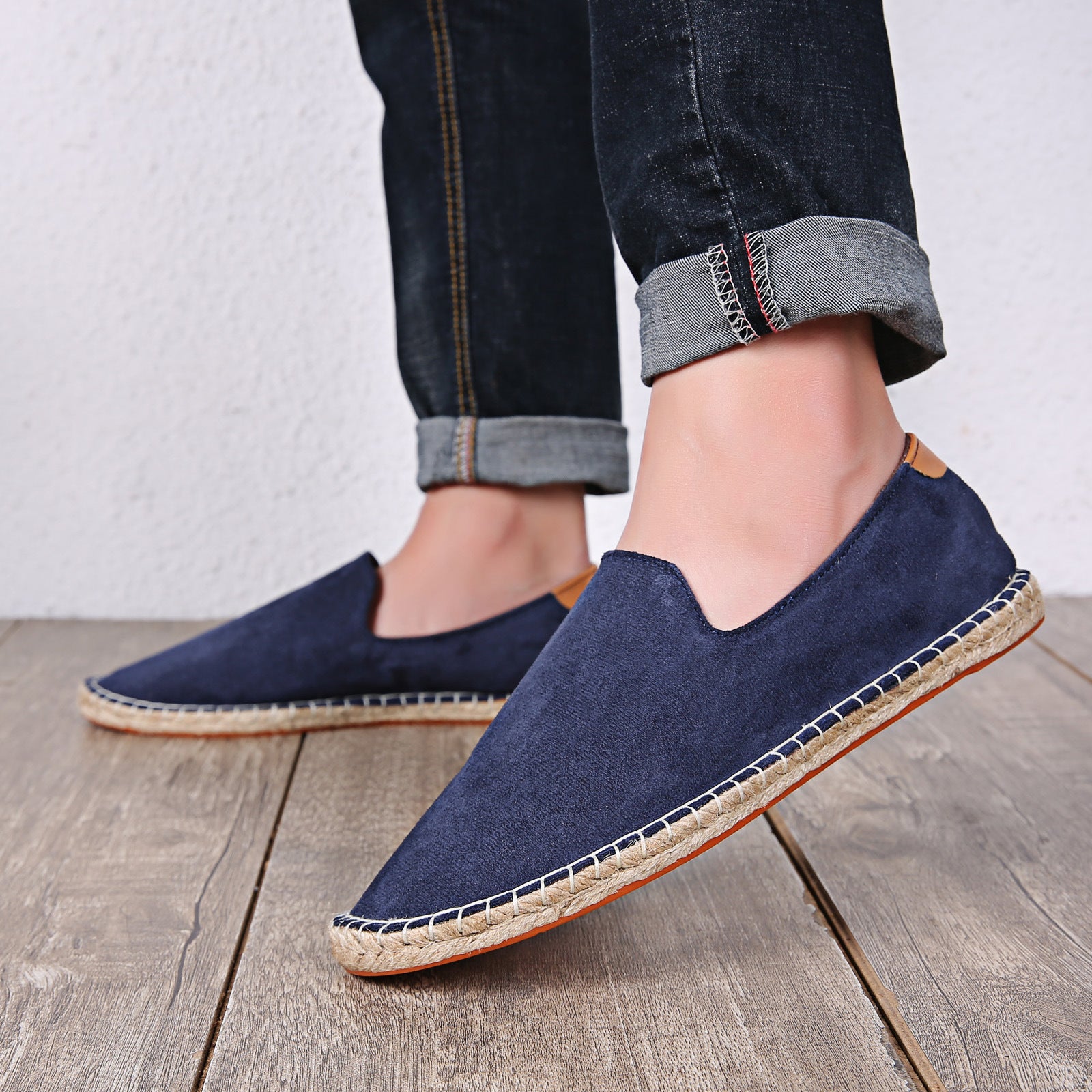 Sweat-absorbent Breathable Lazy Cloth Shoes Loafers Men