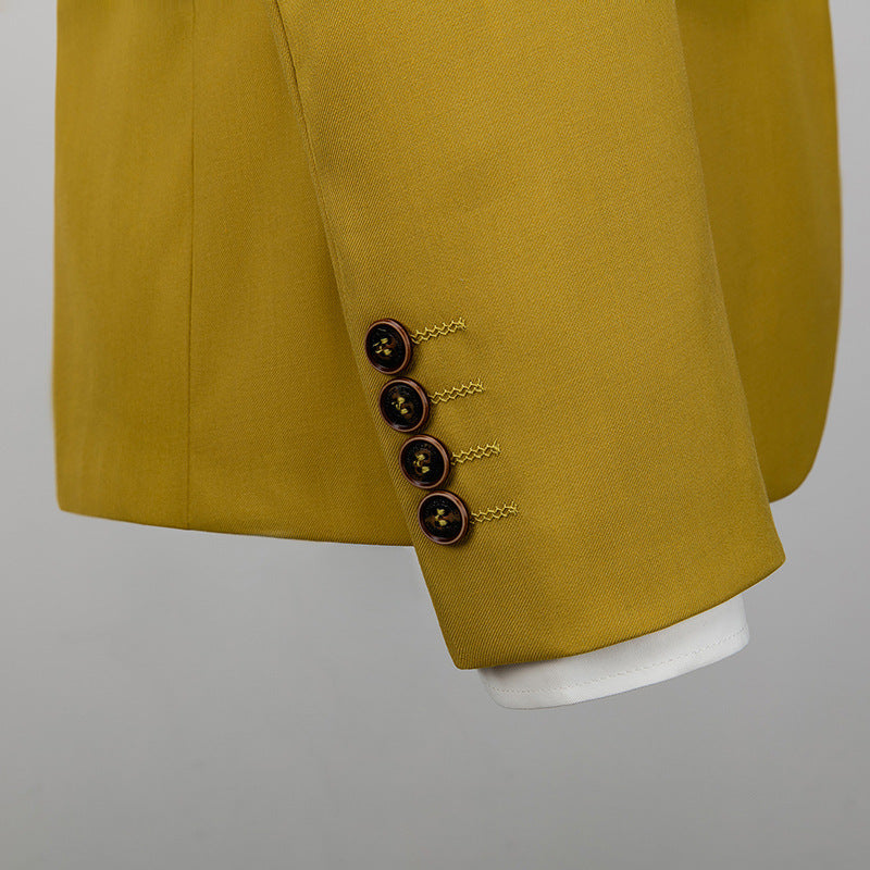 Two-piece Suit With Two Buttons For Wedding