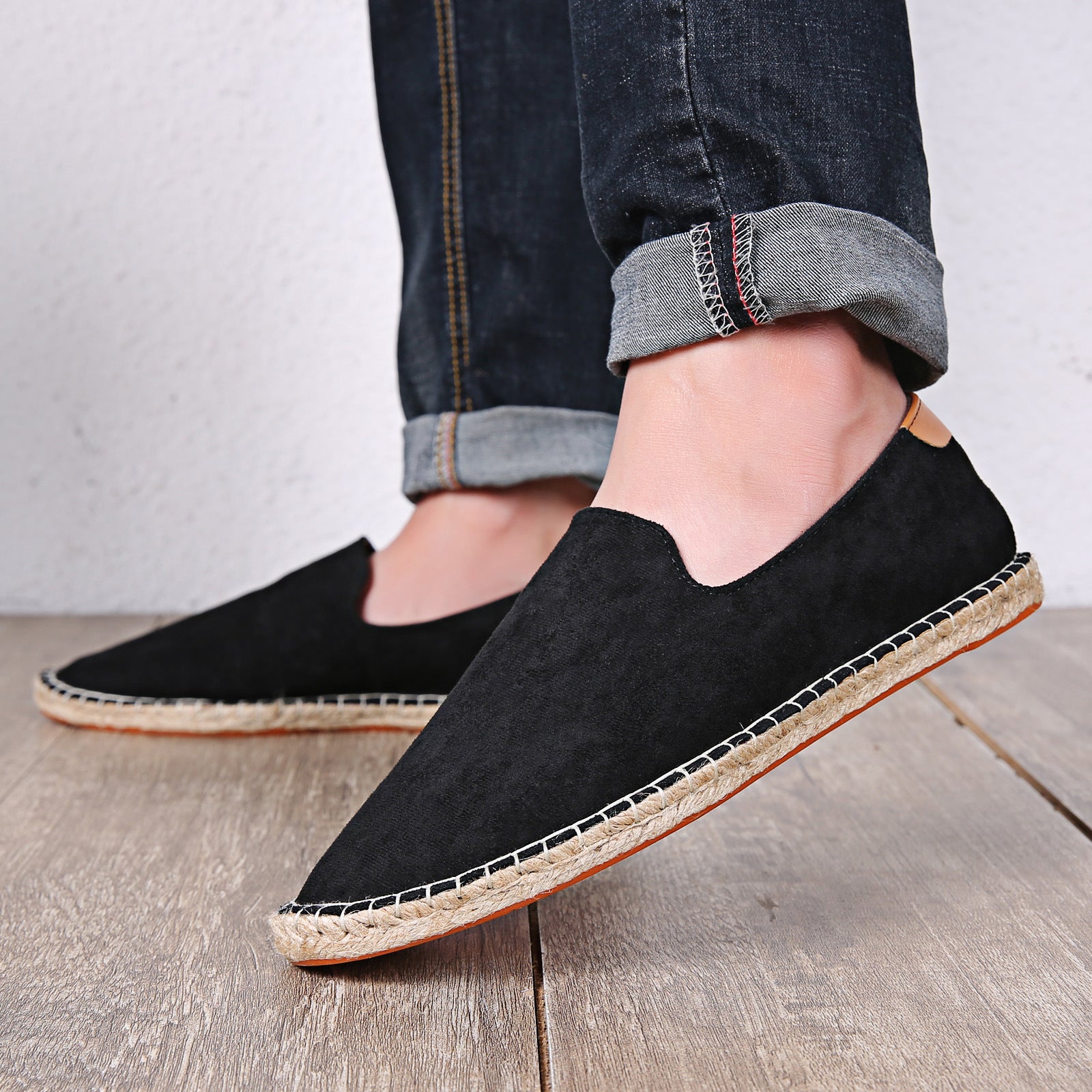 Sweat-absorbent Breathable Lazy Cloth Shoes Loafers Men
