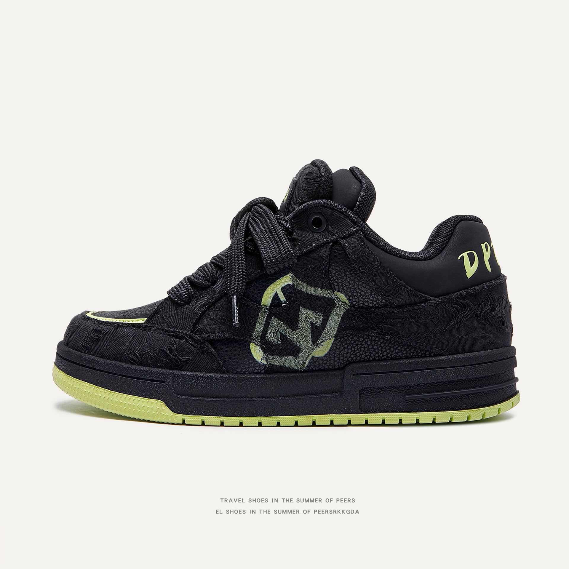 Destroy Aesthetic Leisure Men's Platform Shoes