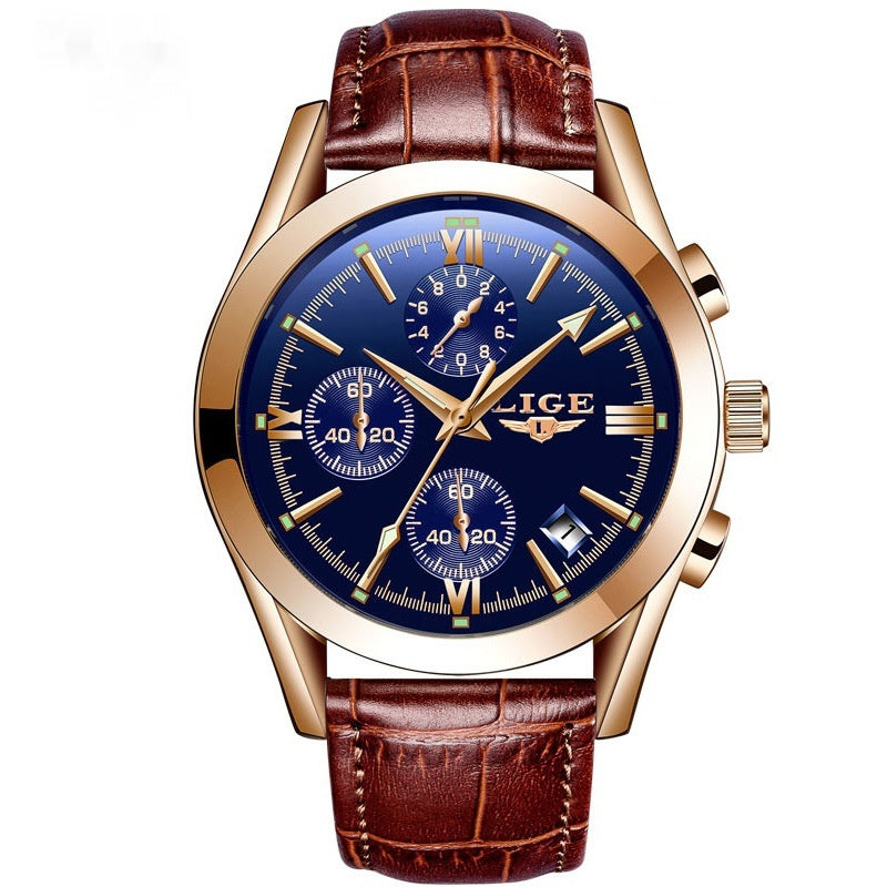 Temperament Business Multifunction Quartz Watch